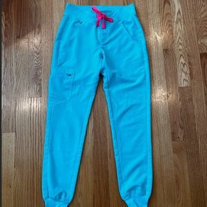 Figs Zamora Joggers in Neon Blue, XXS